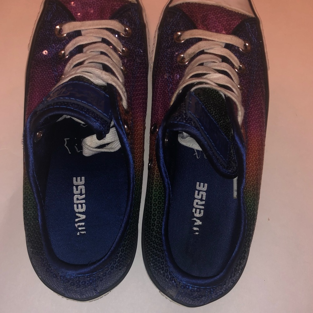 Rainbow Sequin Converse - image 4